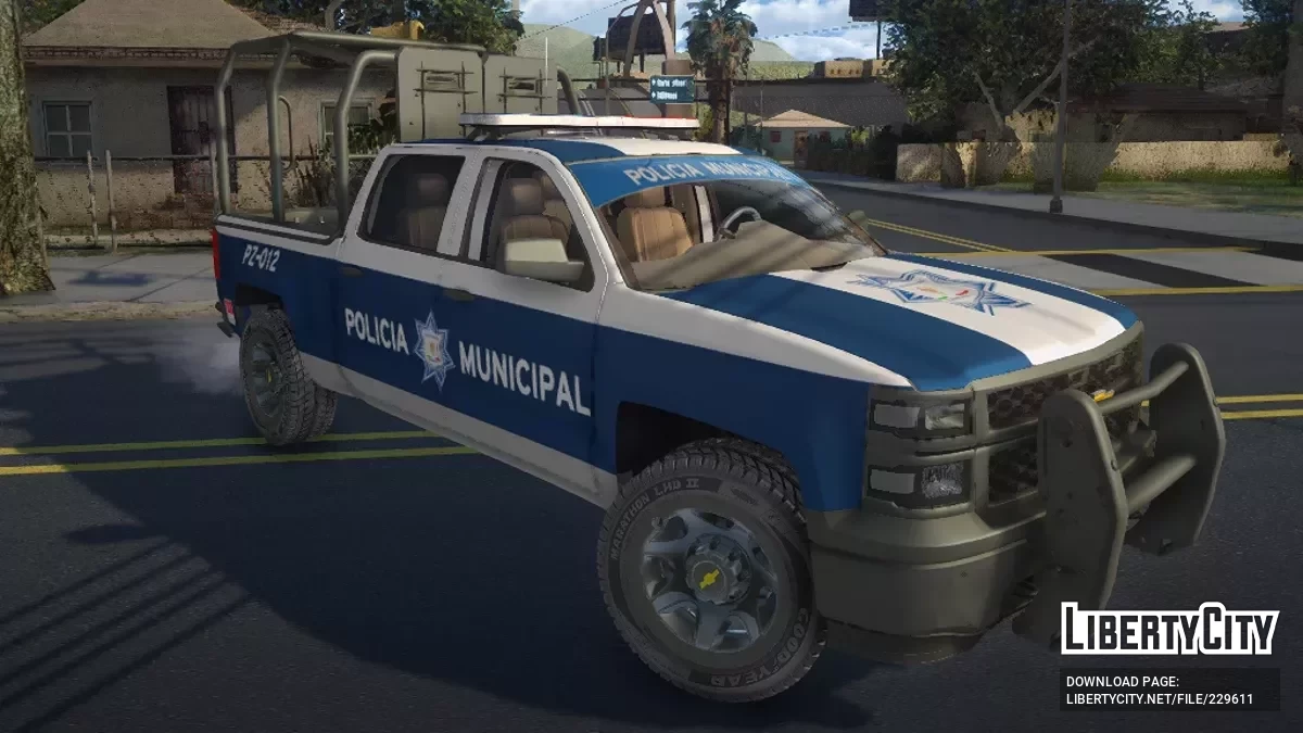Chevrolet Silverado 2014 Policia Municipal / GTA San Andreas