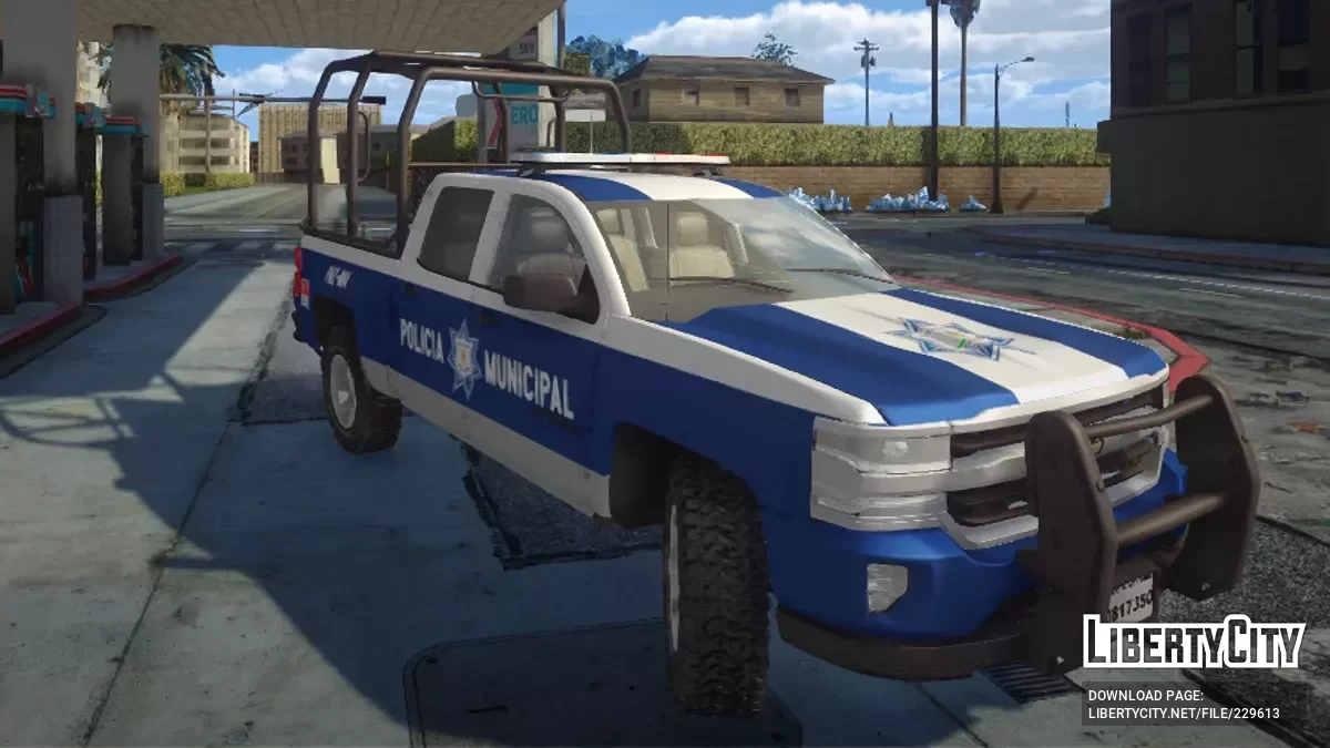 Chevrolet Silverado 2018 Policia Municial / GTA San Andreas