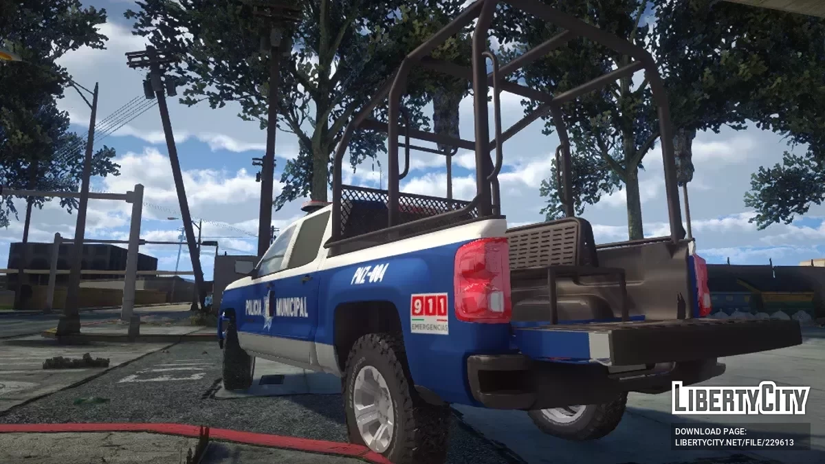 Chevrolet Silverado 2018 Policia Municial / GTA San Andreas