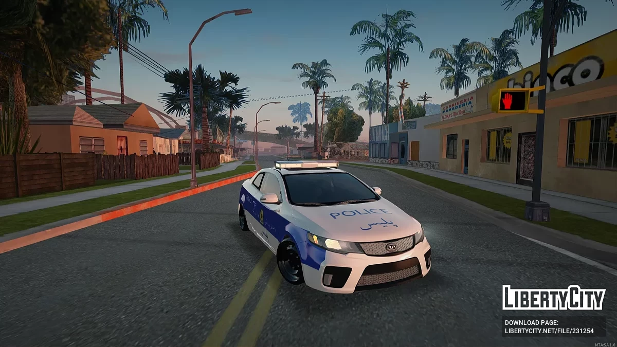 Kia Cerato – Подразделение Дорожной Полиции (Издание Дорожного Патруля) / GTA San Andreas