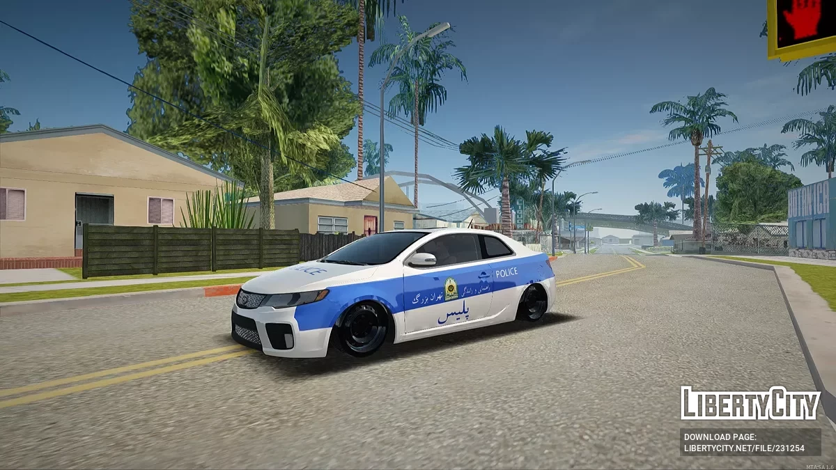 Kia Cerato – Подразделение Дорожной Полиции (Издание Дорожного Патруля) / GTA San Andreas