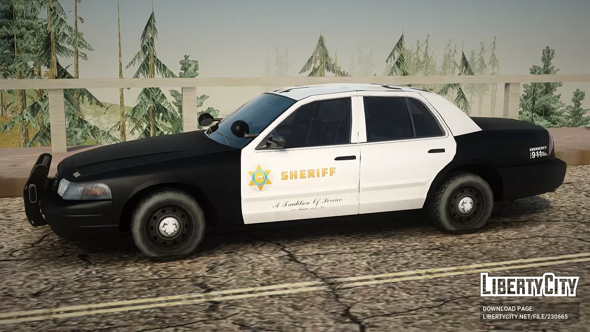 Ford Crown Victoria Slicktop LASD / GTA San Andreas