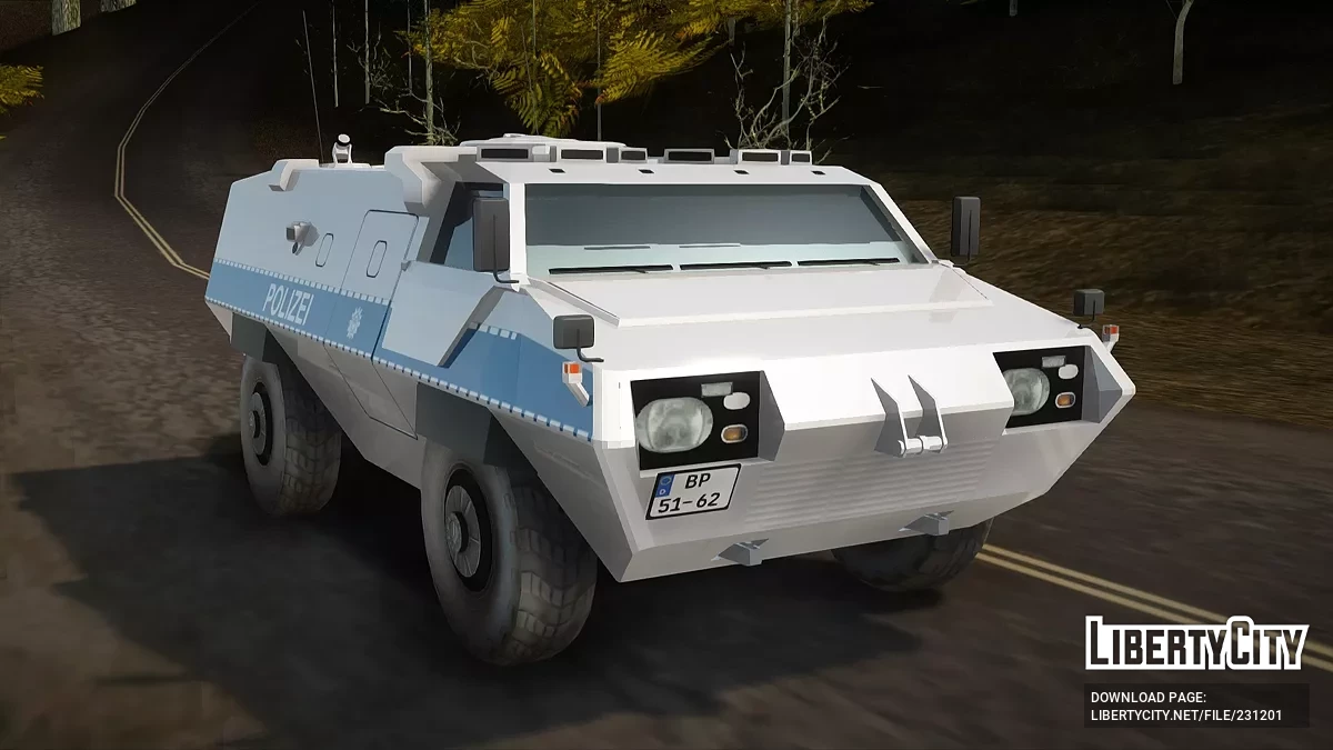 Hermelin TM170 Polizei / GTA San Andreas