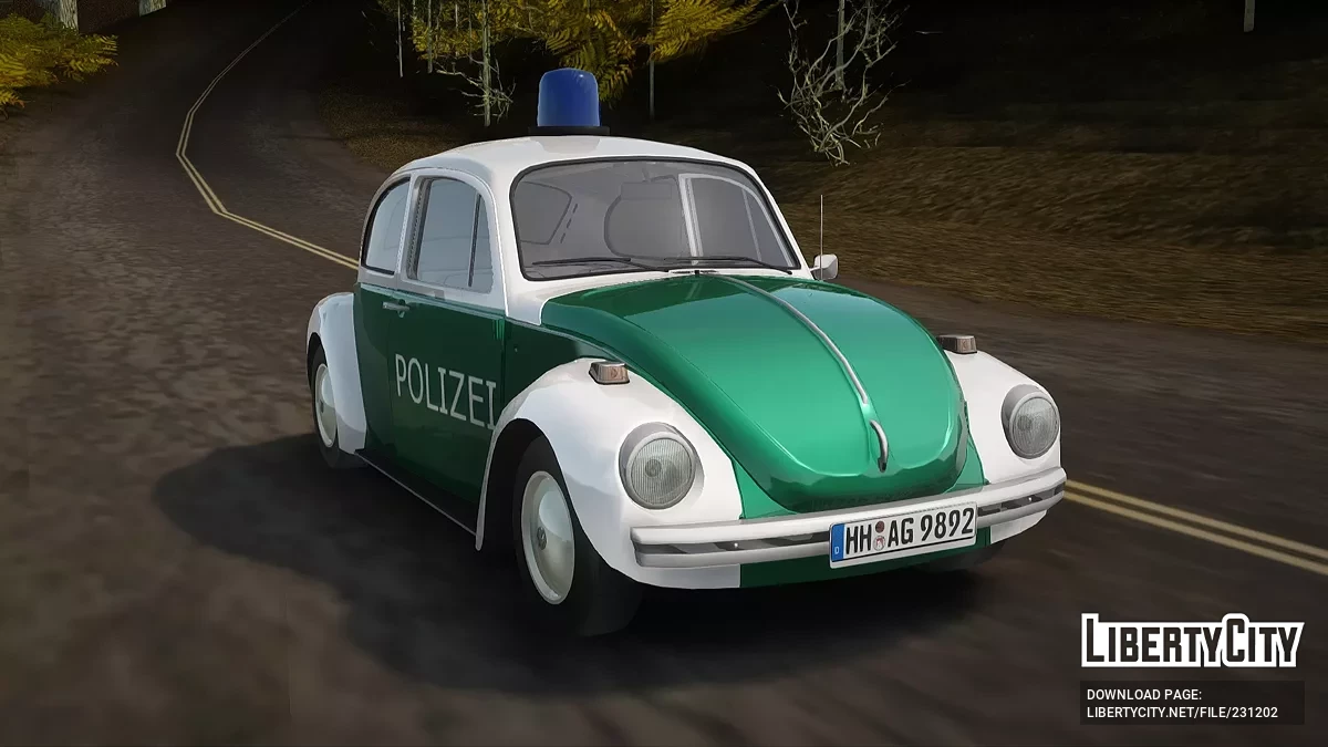 Volkswagen Käfer Polizei / GTA San Andreas
