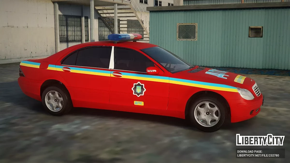 Mercedes-Benz S400 ДПС Украины (AVS) / GTA San Andreas