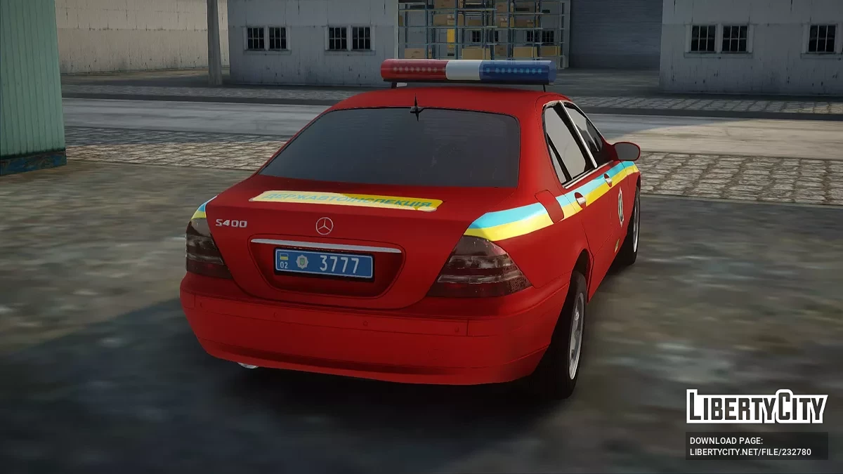 Mercedes-Benz S400 ДПС Украины (AVS) / GTA San Andreas