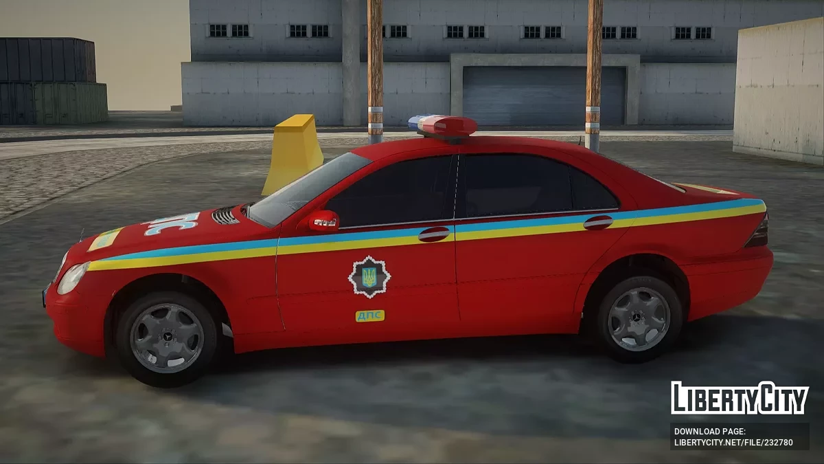 Mercedes-Benz S400 ДПС Украины (AVS) / GTA San Andreas