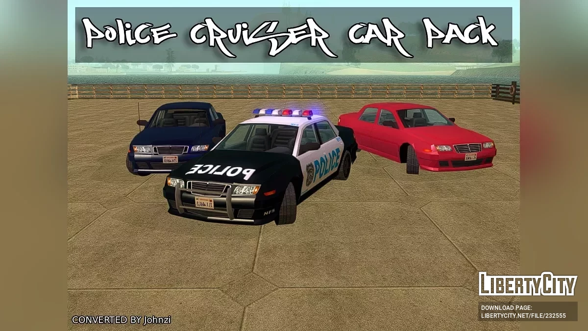 Полицейские патрульные автомобили из Need For Speed / GTA San Andreas