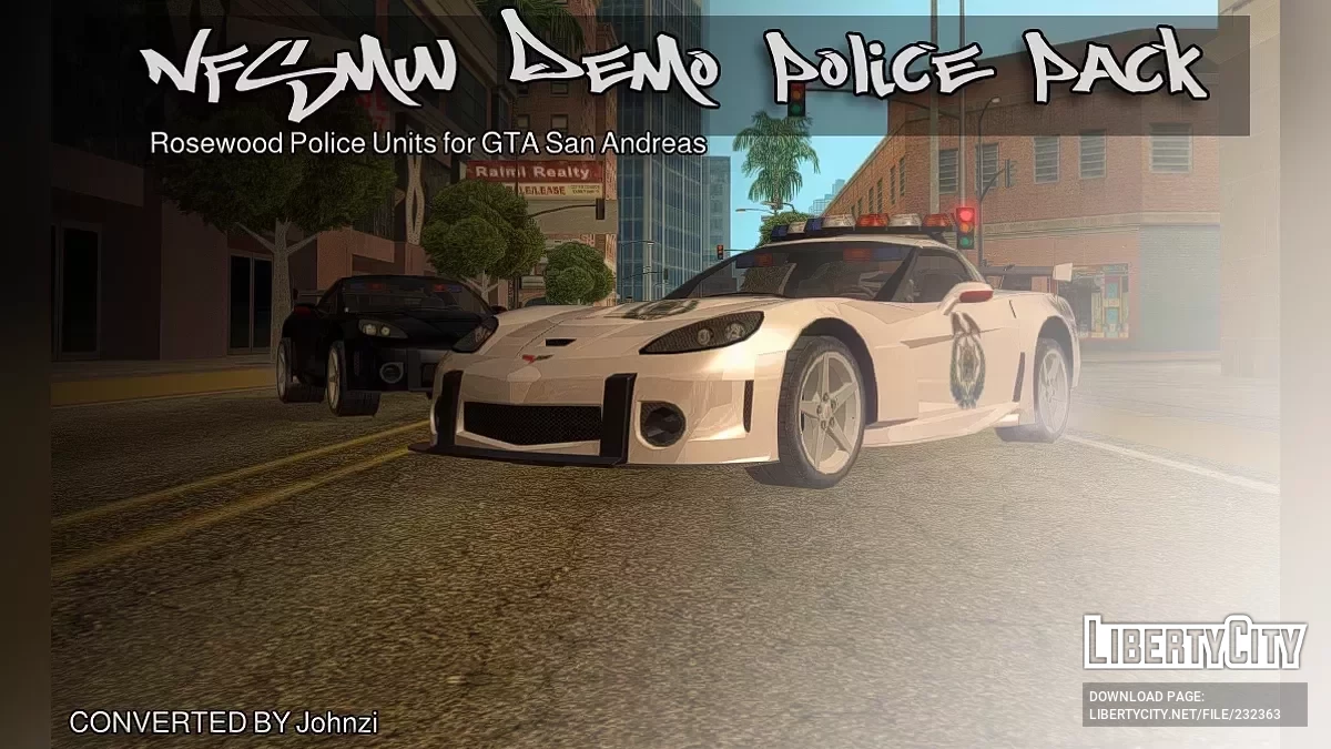 Сборник полицейских машин из Need For Speed: Most Wanted Demo Version / GTA San Andreas