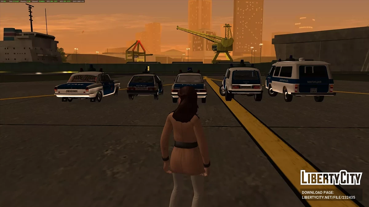 Сборник автомобилей Московской Милиции 90-х / GTA San Andreas