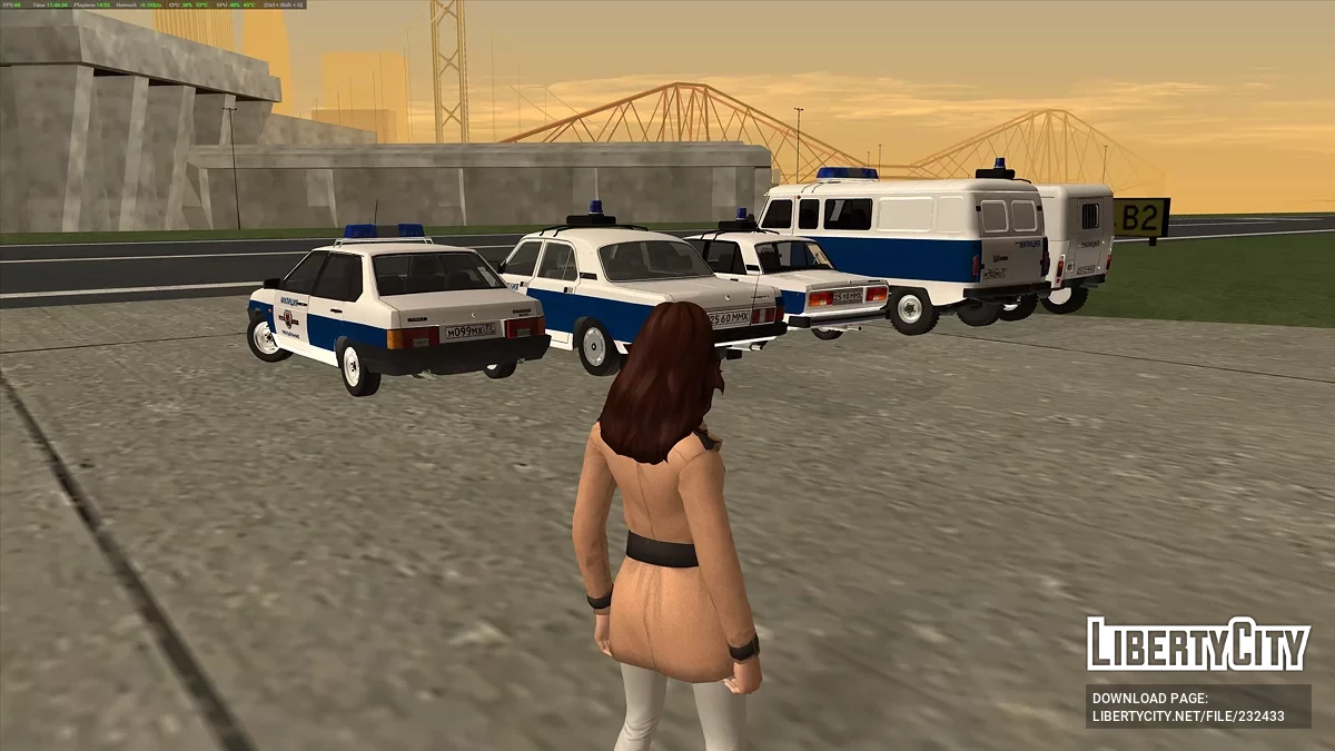 Сборник автомобилей Муниципальной Милиции / GTA San Andreas