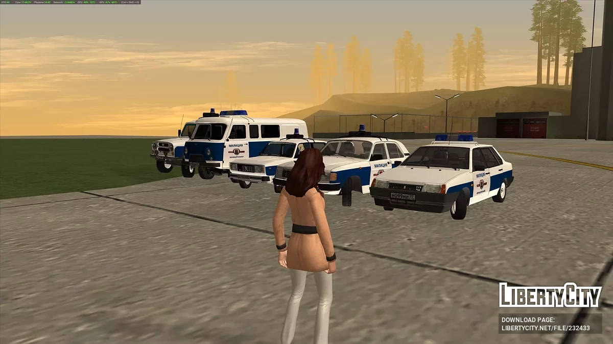 Сборник автомобилей Муниципальной Милиции / GTA San Andreas