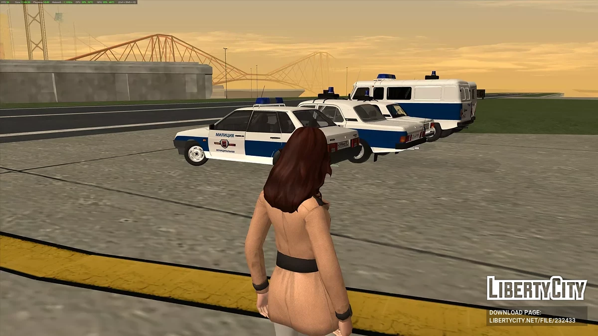 Сборник автомобилей Муниципальной Милиции / GTA San Andreas