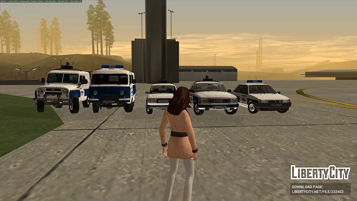 Сборник автомобилей Муниципальной Милиции / GTA San Andreas