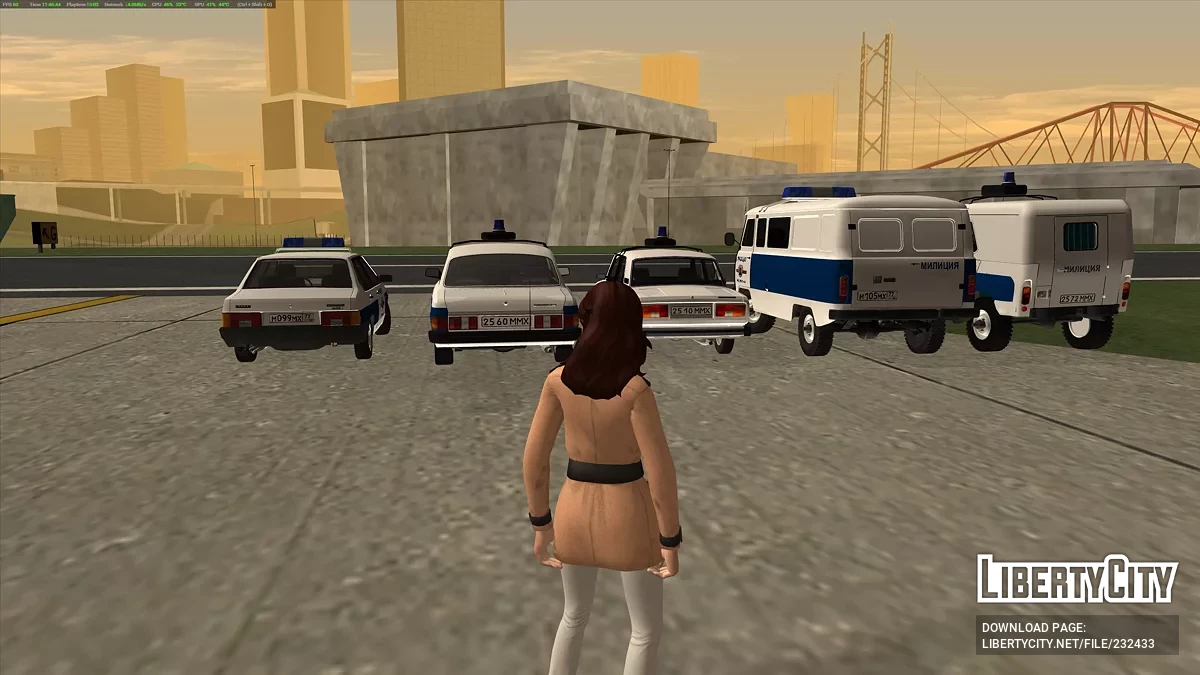 Сборник автомобилей Муниципальной Милиции / GTA San Andreas