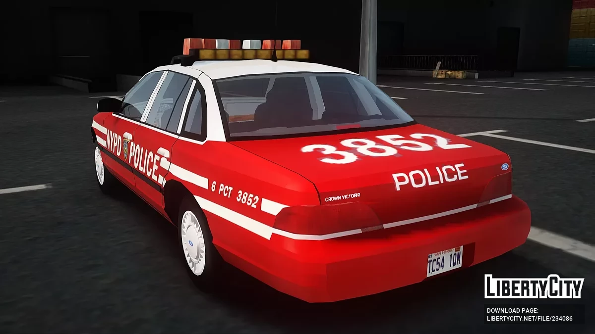 Ford Crown Victoria 1992 NY Police Department / GTA San Andreas