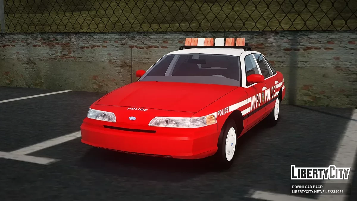 Ford Crown Victoria 1992 NY Police Department / GTA San Andreas