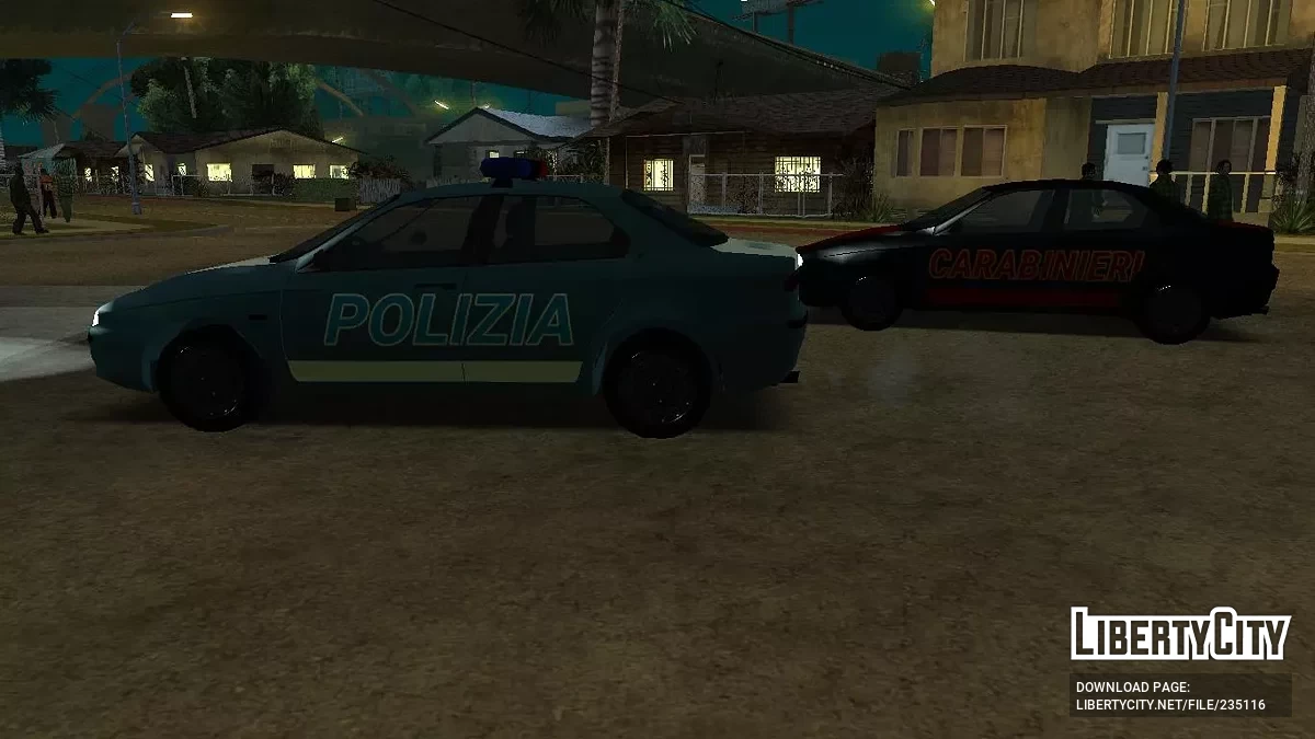 Альфа Ромео 156 Полиция и Карабинеры / GTA San Andreas