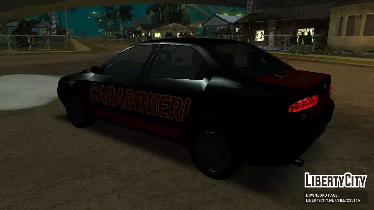 Альфа Ромео 156 Полиция и Карабинеры / GTA San Andreas