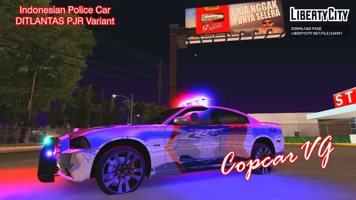 Пак индонезийских машин спецслужб (2000–2022) / GTA San Andreas