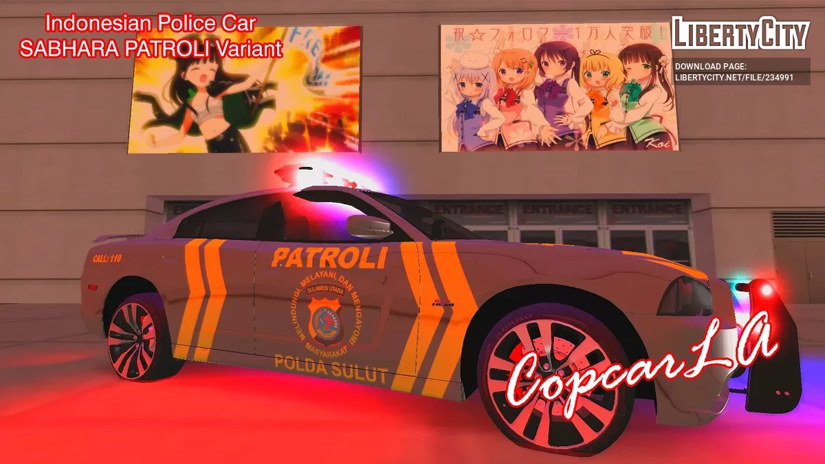 Пак индонезийских машин спецслужб (2000–2022) / GTA San Andreas