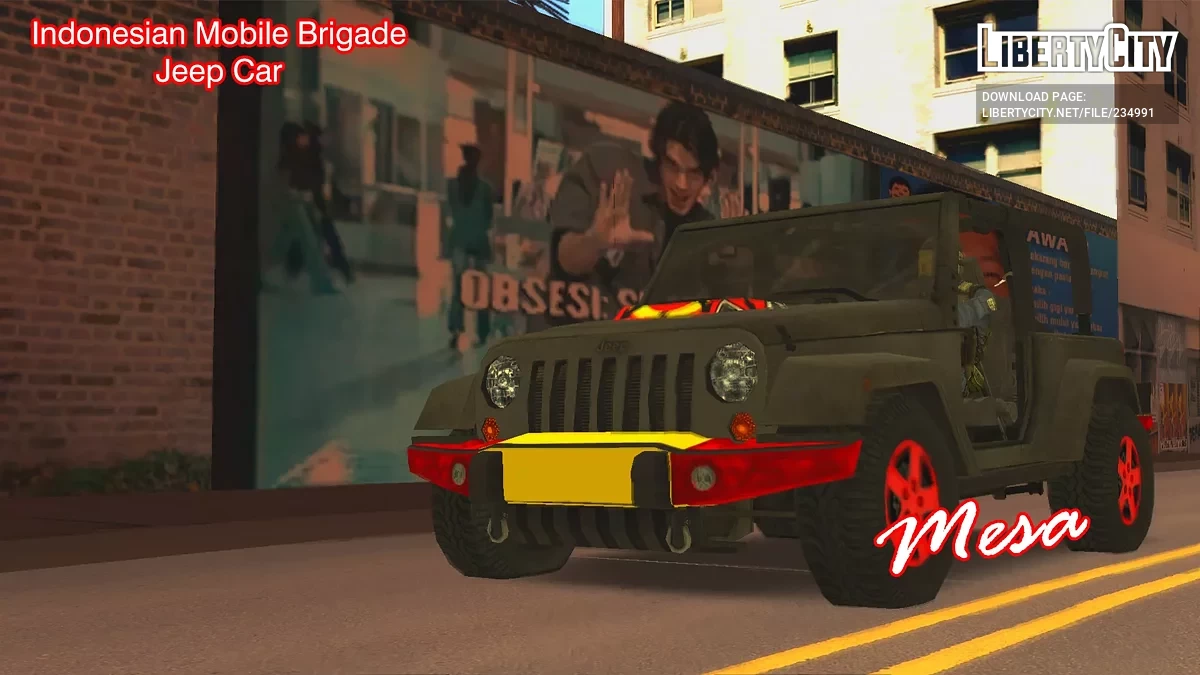 Пак индонезийских машин спецслужб (2000–2022) / GTA San Andreas