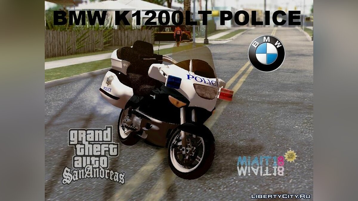 BMW K1200LT POLICE для GTA San Andreas - Картинка #1