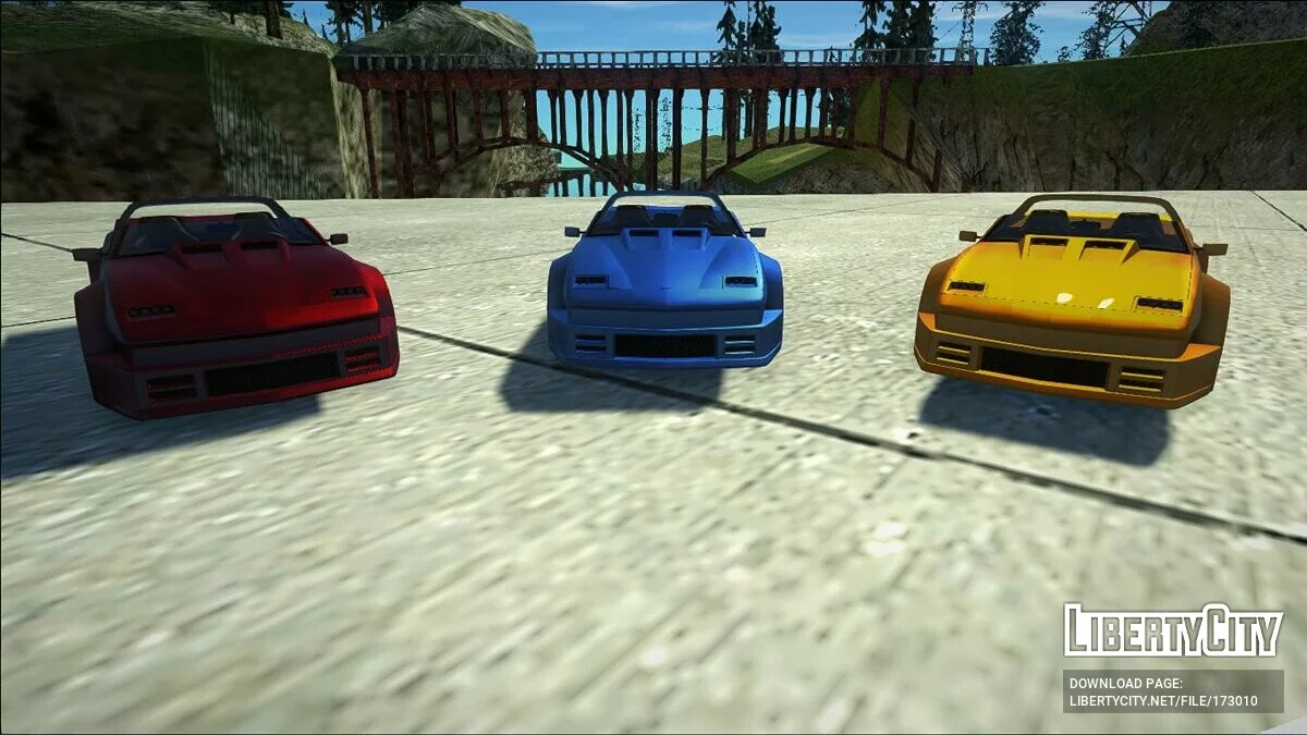 Pontiac Firebird Roadster Concept Custom / GTA San Andreas