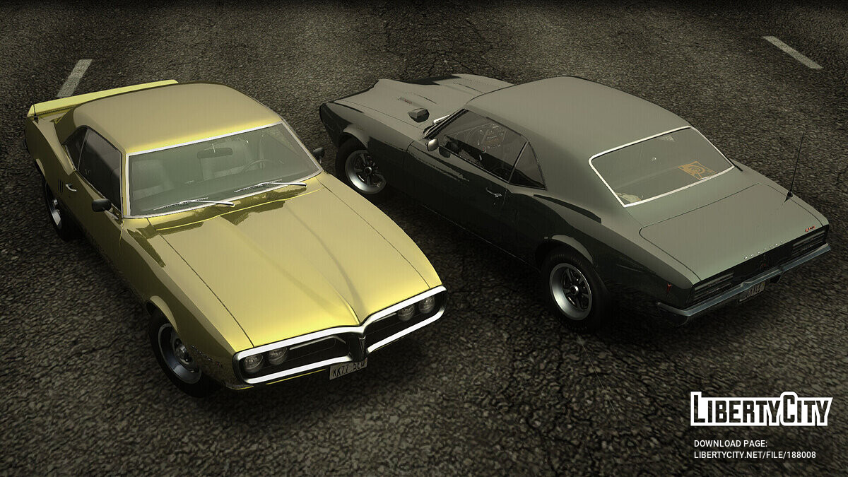 Pontiac Firebird (2337) 1968 для GTA San Andreas - Картинка #3