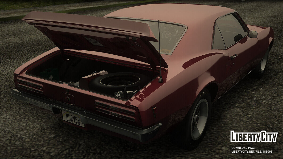 Pontiac Firebird (2337) 1968 для GTA San Andreas - Картинка #5