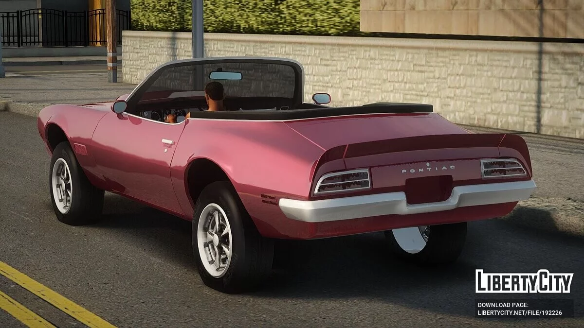 1970 Pontiac Firebird Convertible / GTA San Andreas