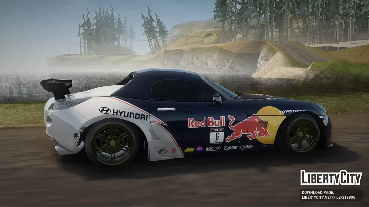 Pontiac Solstice Redbull / GTA San Andreas