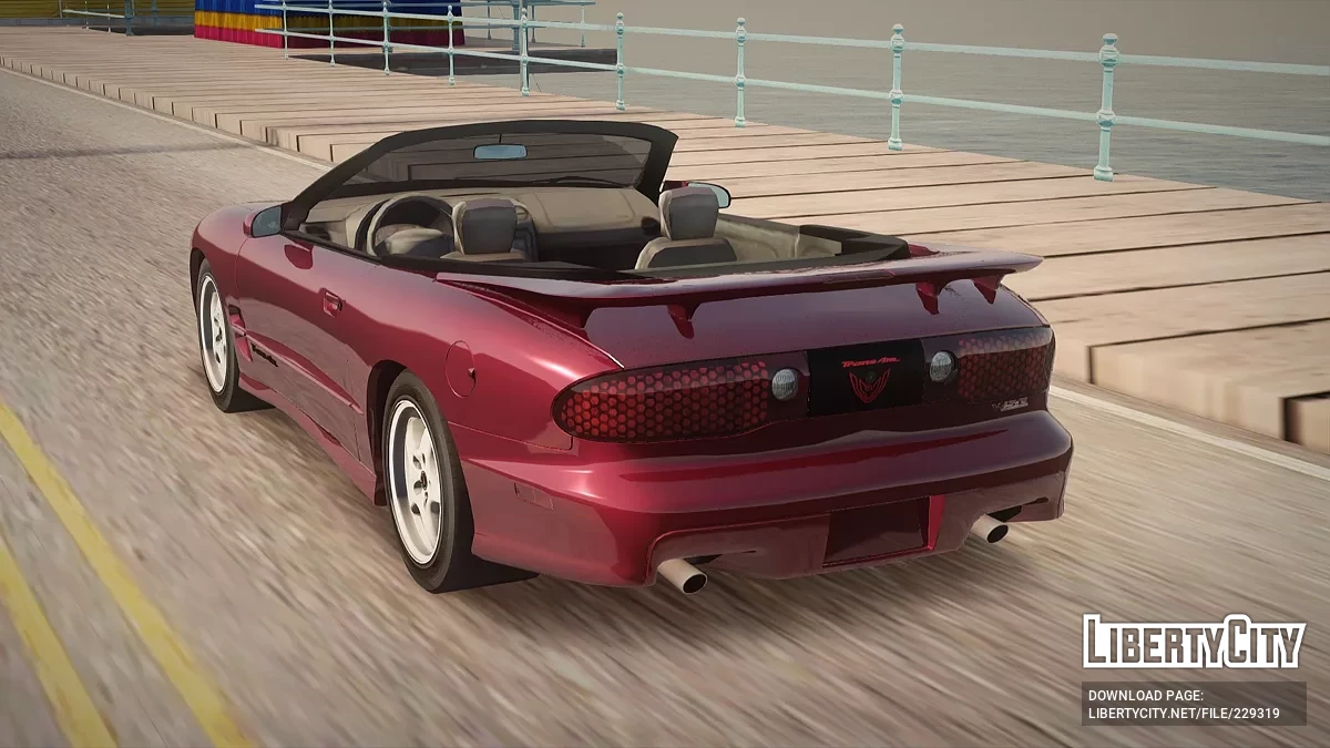 2002 Pontiac Firebird Trans AM Convertible / GTA San Andreas