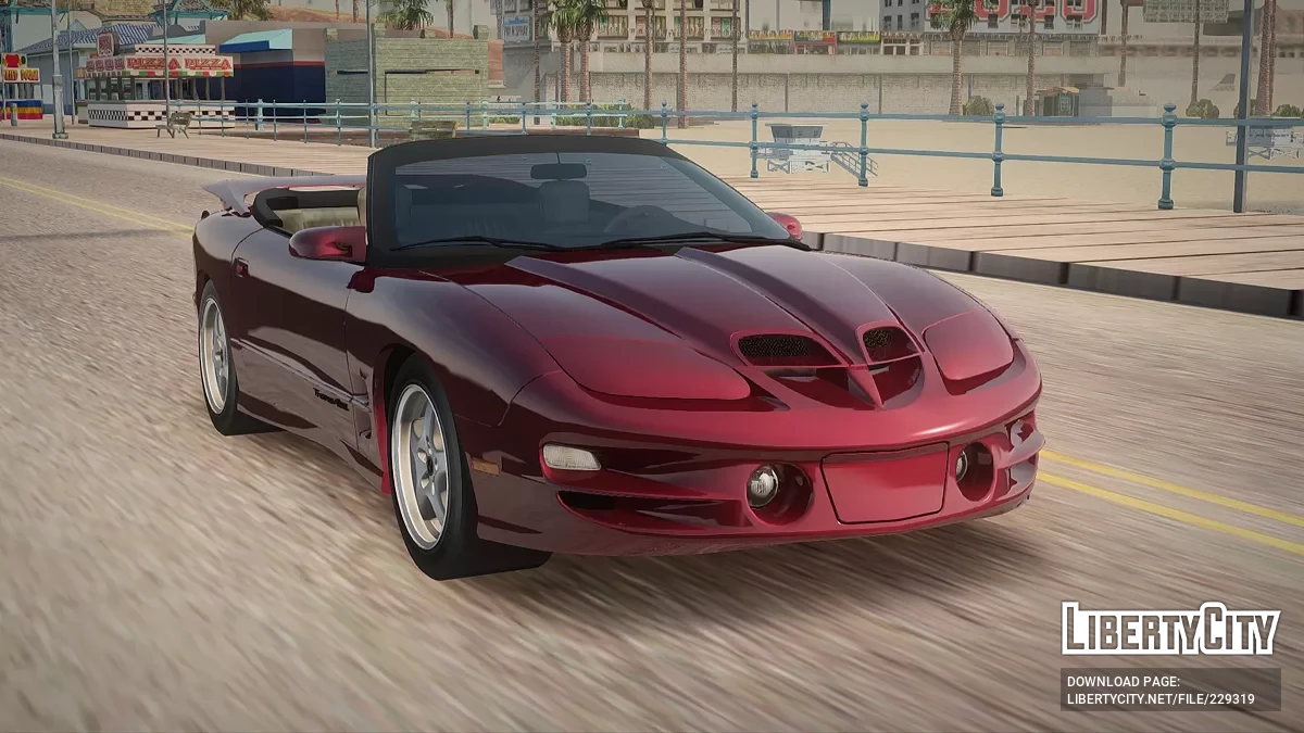 2002 Pontiac Firebird Trans AM Convertible / GTA San Andreas