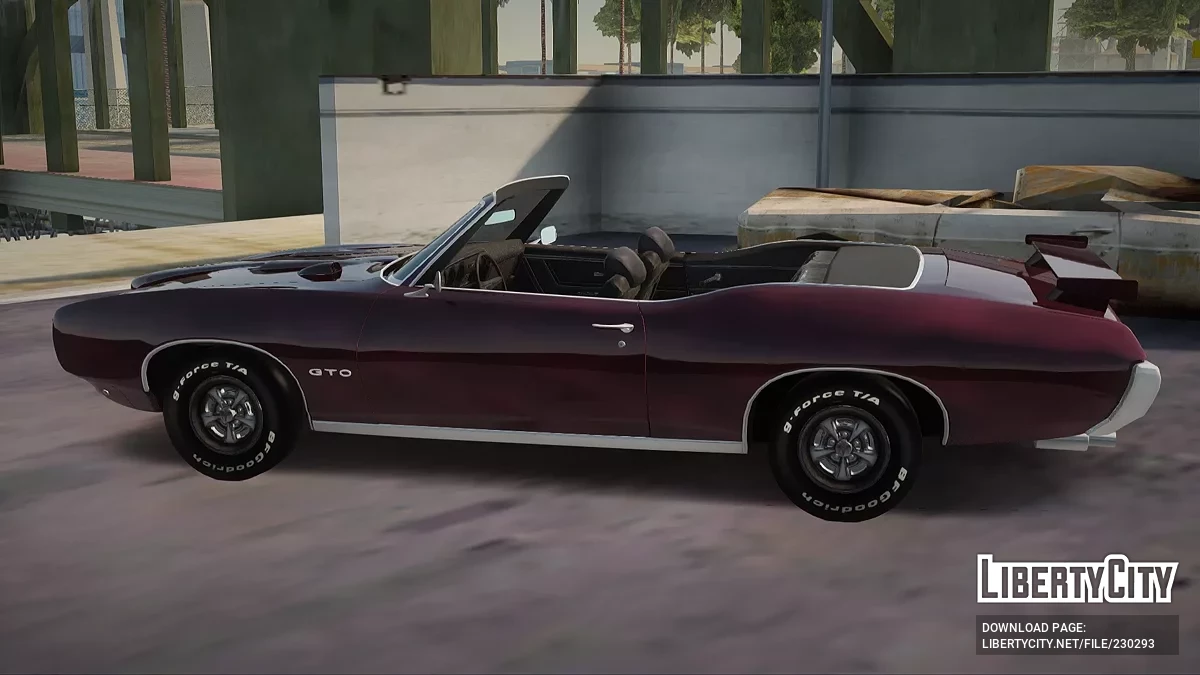 1969 Pontiac GTO Convertible / GTA San Andreas