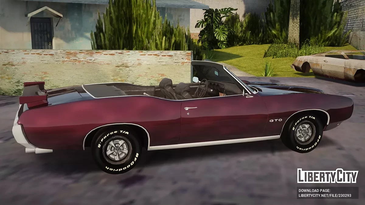 1969 Pontiac GTO Convertible / GTA San Andreas