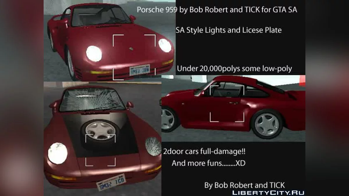 Porsche 959 / GTA San Andreas
