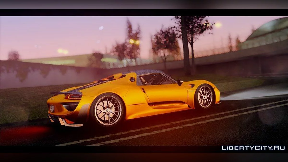 Porsche 918 Spyder Weissach Package 2015 / GTA San Andreas