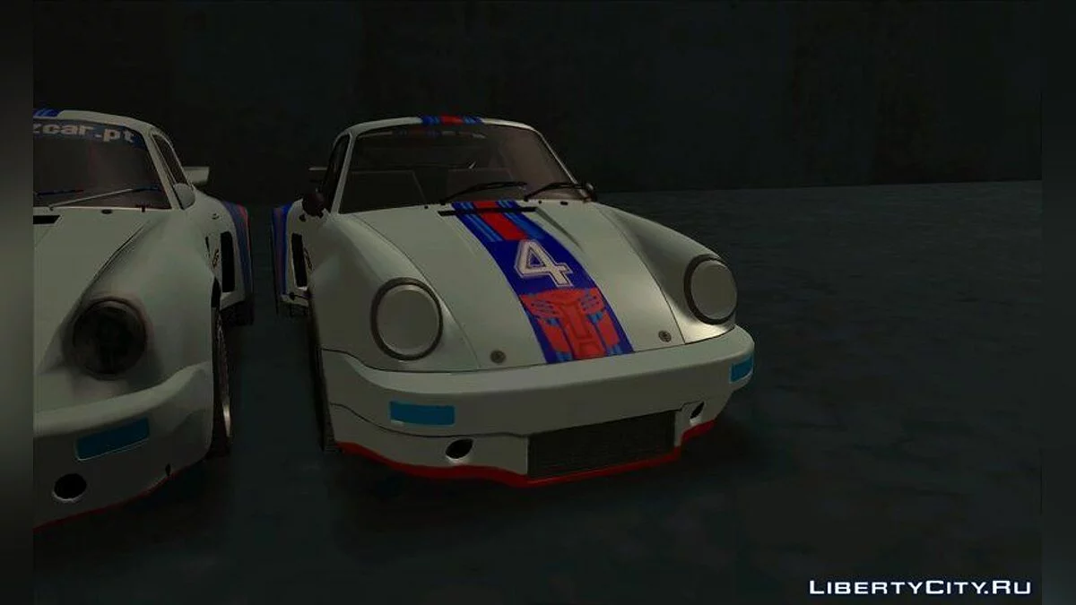 Transformers G1 Jazz Repintado Porsche-911 Carrera RSR V1 / GTA San Andreas