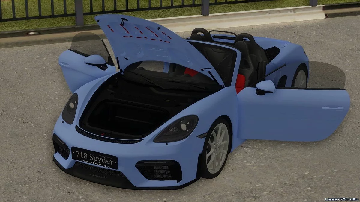 Porsche 718 Boxter Spyder 2020 / GTA San Andreas