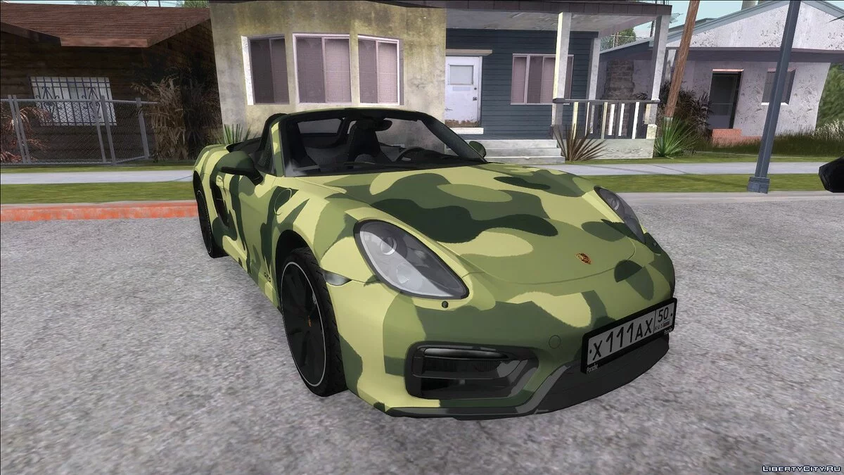 Porsche в камуфляжной раскраске / GTA San Andreas