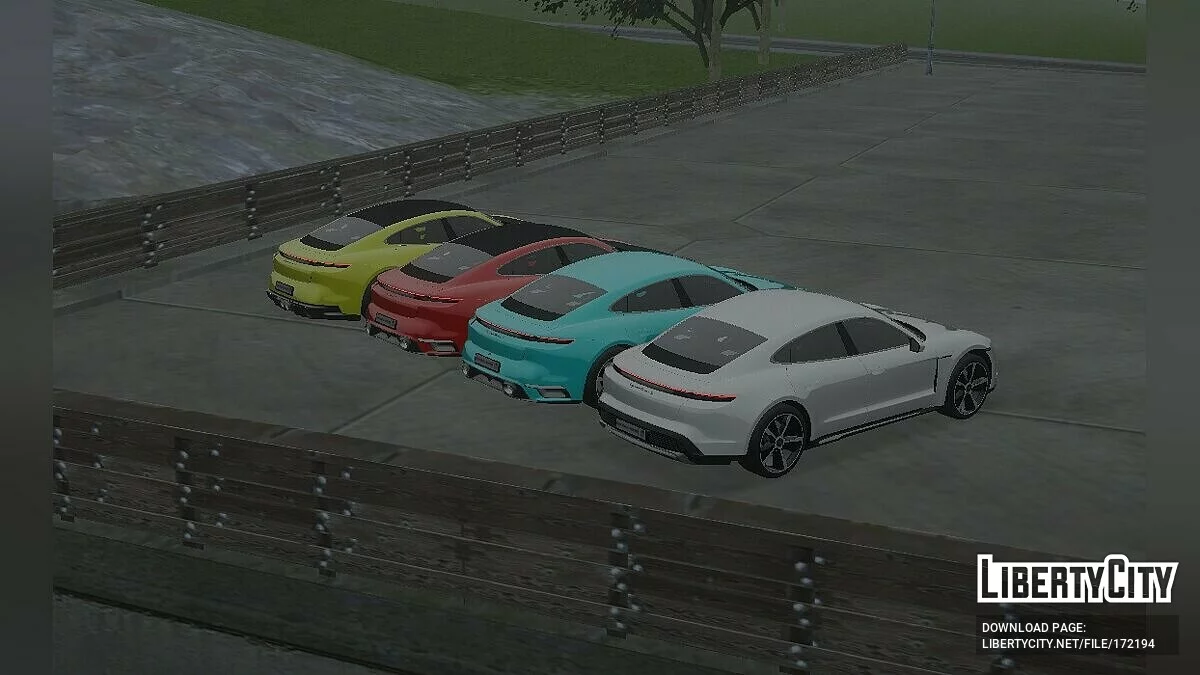 Porsche Taycan Turbo S 2021 / GTA San Andreas