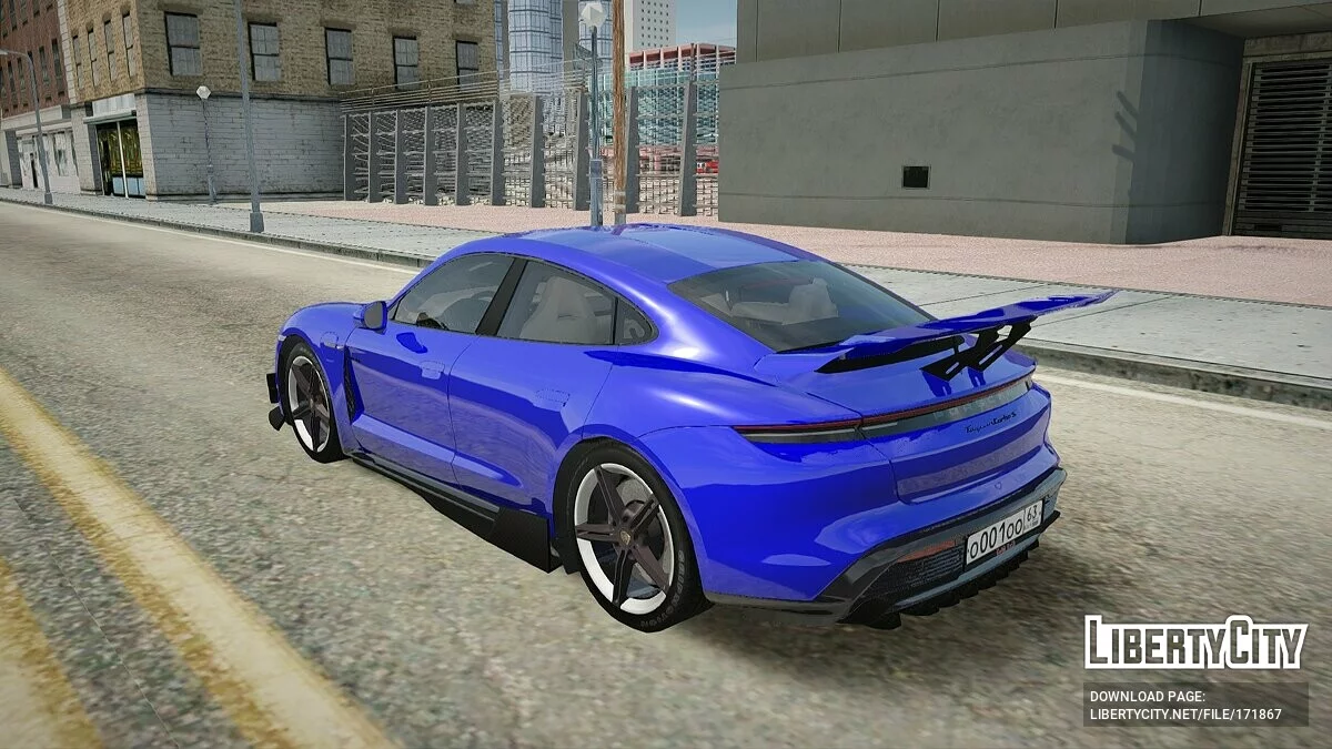 Porsche Taycan Turbo S / GTA San Andreas
