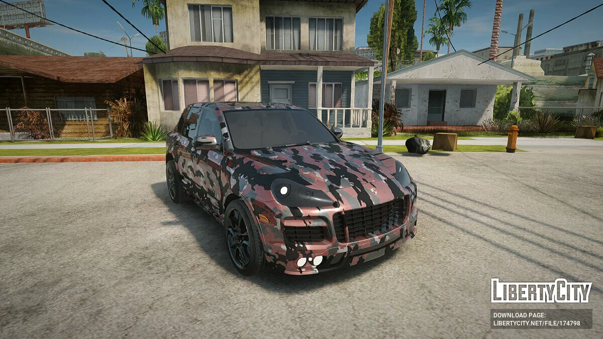 Porsche Cayenne Камуфляжка / GTA San Andreas