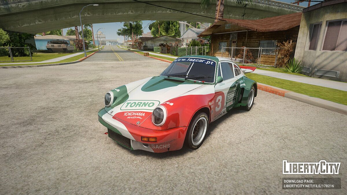 Скачать Porsche 911 RSR 3.3 (скинпак №1) для GTA San Andreas