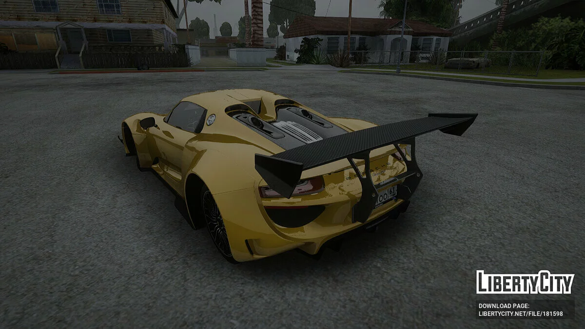 Porsche 918 Spyder / GTA San Andreas