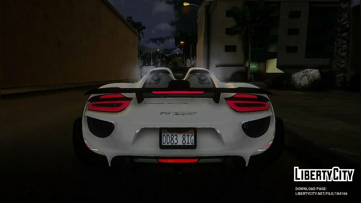Porsche 918 / GTA San Andreas