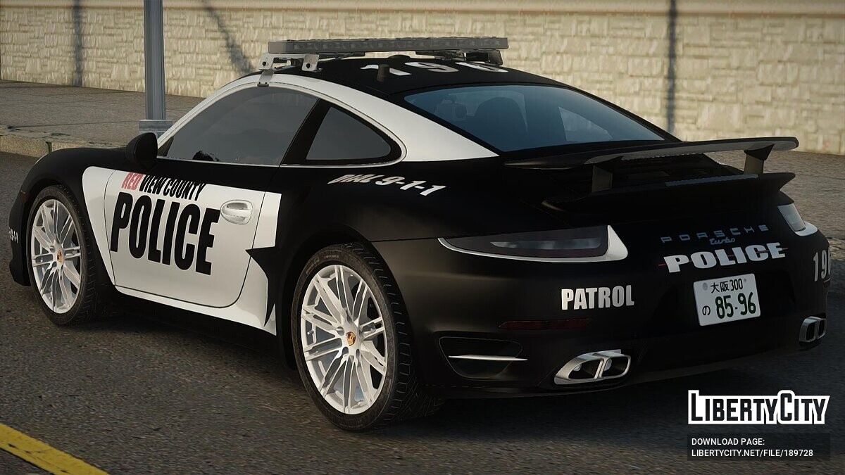 Скачать 2014 Porsche 911 Turbo Police для GTA San Andreas