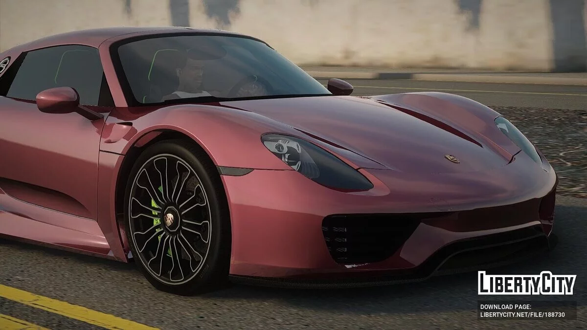 Porsche 918 Spyder 2013 / GTA San Andreas