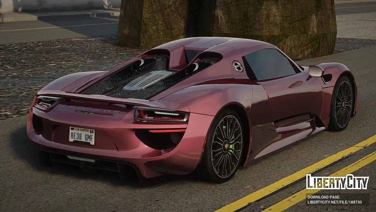 Porsche 918 Spyder 2013 / GTA San Andreas
